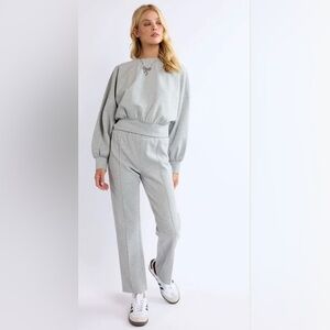 Sage The Label front pleat athleisure pant